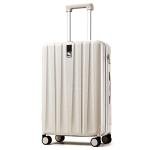 Hanke 24-Inch Lightweight Rolling Suitcase with Lock