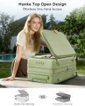 Hanke 20 Inch TSA Approved Expandable Carry-On Suitcase