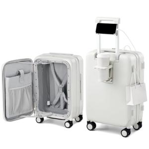 Hanke Expandable 20-Inch Carry-On Luggage with Wheels
