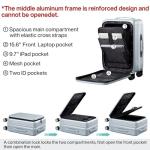 Hanke Grace 20-Inch Hard Shell Carry-On Suitcase