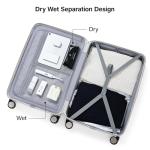 Hanke Extra Large Hardshell Luggage Set with Lock