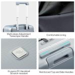 Hanke Grace 20-Inch Hard Shell Carry-On Suitcase