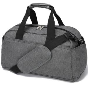 Lightweight Grey Mini Duffel Bag for Travel