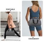 Lightweight Grey Mini Duffel Bag for Travel