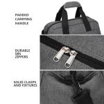 Lightweight Grey Mini Duffel Bag for Travel