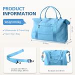 Waterproof Duffle Bag with Trolley Sleeve
