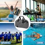 Lightweight Grey Mini Duffel Bag for Travel