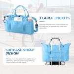 Waterproof Duffle Bag with Trolley Sleeve