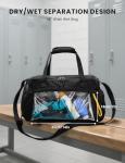 SKYSPER Gym Duffle Bag with Shoe Compartment
