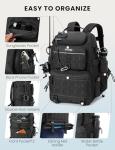 SKYSPER 40L Fishing Tackle Backpack with Rod Holder