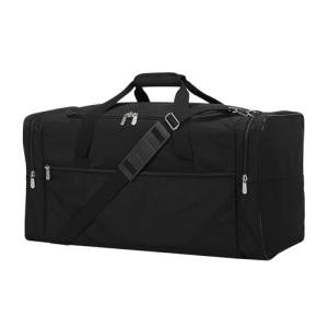 LONALIA Large Travel Duffel Bag for Men - Black