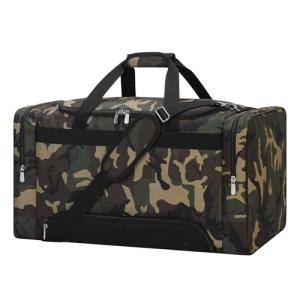 LONALIA 61cm Camouflage Gym Bag with Shoe Compartment