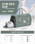 Waterproof Travel Duffel Bag with Shoe Compartment