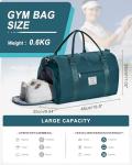 Waterproof Travel Duffel Bag with Shoe Compartment