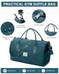 Waterproof Travel Duffel Bag with Shoe Compartment