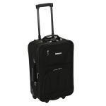 Expandable Black Softside Luggage Set - 2 Pieces