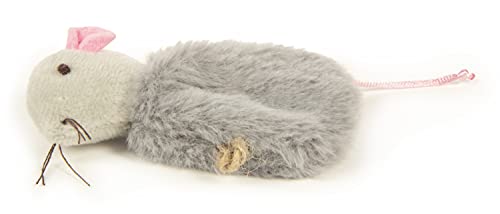 Madcap Mouse Plush Catnip Toy with String Tail