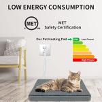 Heated Orthopedic Cat Bed with Temperature Control