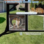 Large Outdoor Cat Catio with 6 Doors