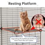 Oneluck 3-Tier Indoor Cat Playpen with Litter Box