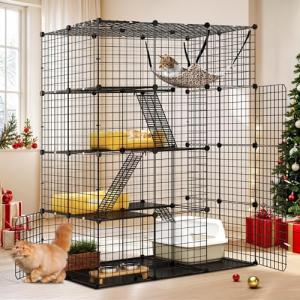 YITAHOME 4-Tier Cat Enclosure with Hammock