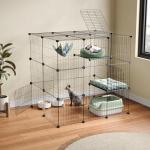 3-Tier Indoor Cat Playpen and Cages