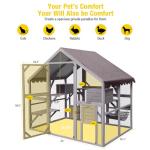 Aivituvin Large Outdoor Cat Enclosure for Multiple Cats