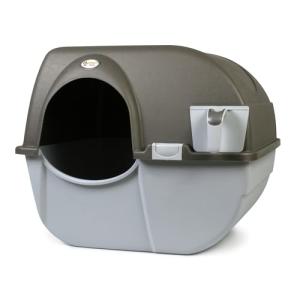 Omega Paw Self-Cleaning Litter Box - Grey