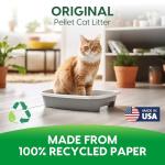 Recycled Paper Pellet Cat Litter, 25lb
