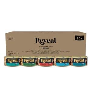 Natural Grain-Free Cat Food, Fish & Chicken Variety