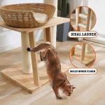 Tall Adjustable Cat Tree with Scratching Posts