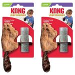 KONG Plush Catnip Toys – Assorted 2-Pack
