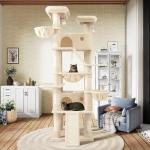 Multi-Level Cat Tree with Hammock and Scratching Posts
