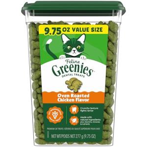 Greenies Feline Dental Treats, Chicken Flavor, 9.75 oz