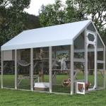 Spacious Outdoor Catio for Multiple Cats
