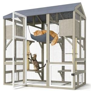 Large 4-Story Outdoor Cat Enclosure Catio