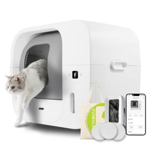 Automatic Odor-Free Self-Cleaning Cat Litter Box