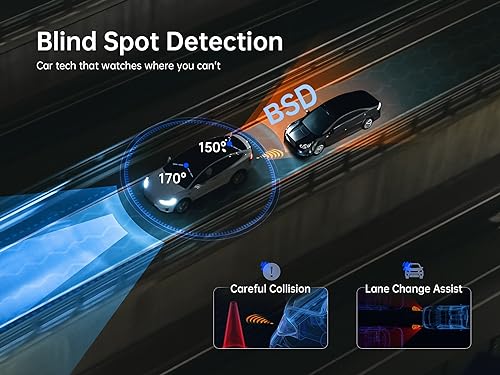 Pelsee P10 2.5K Dash Cam with GPS & Night Vision