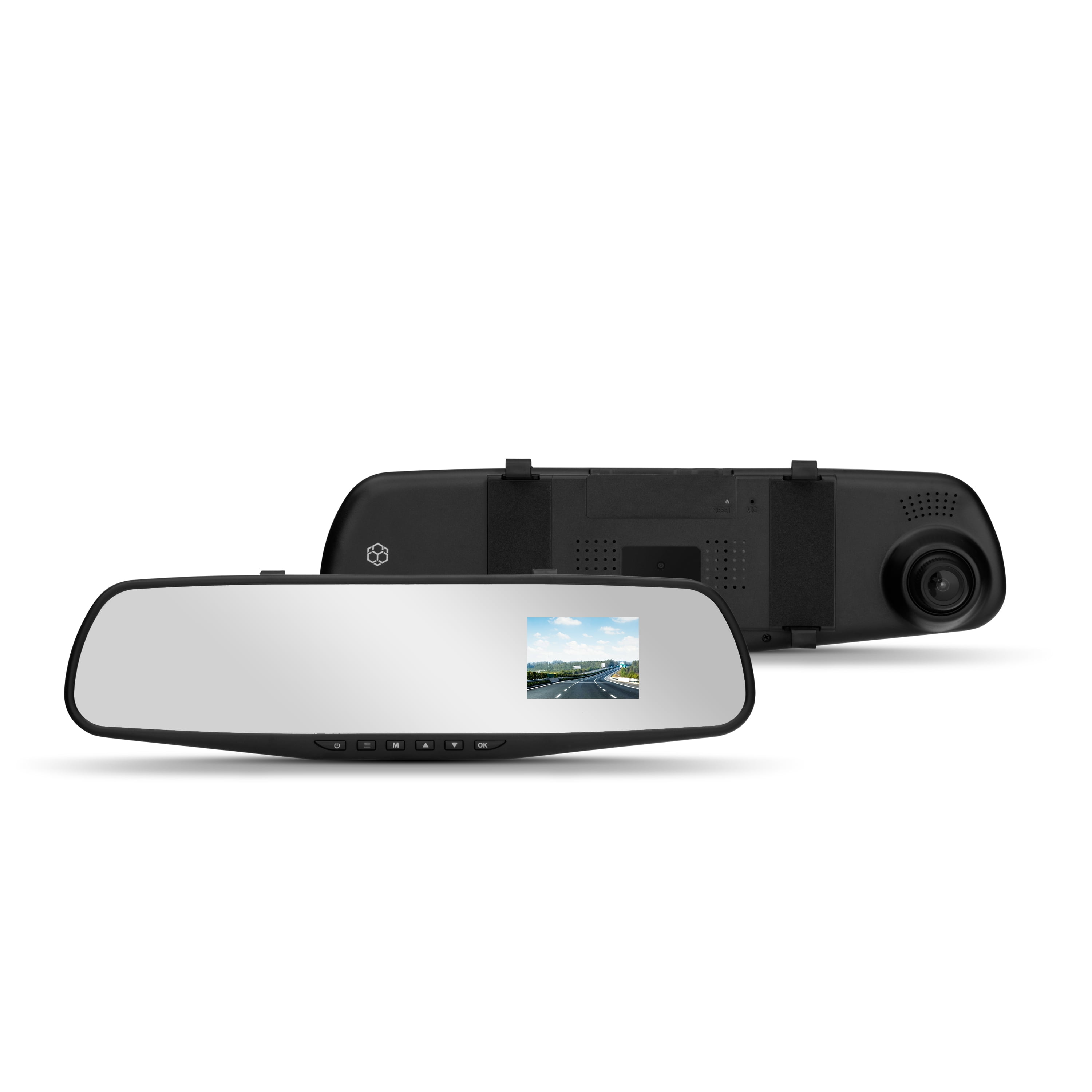 YADA 720P HD Dash Cam with Rear View Mirror