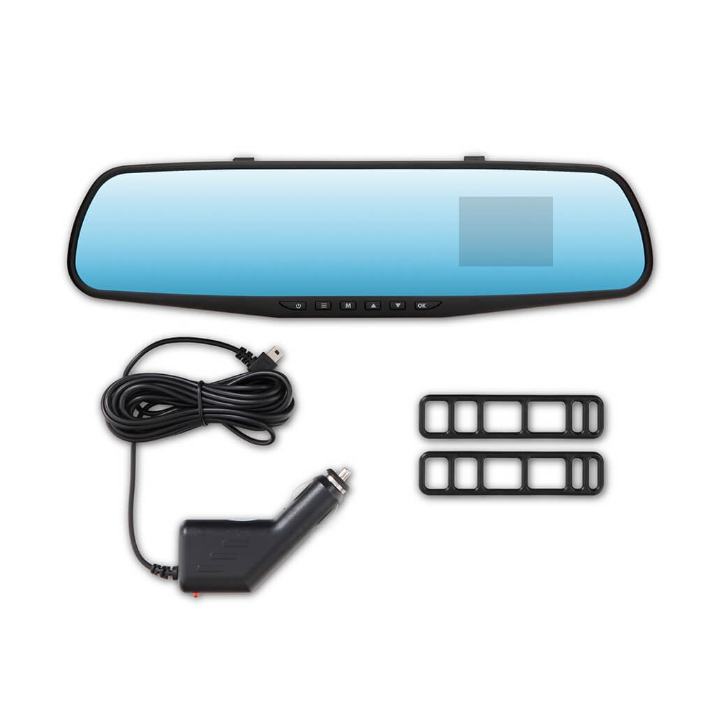 YADA 720P HD Dash Cam with Rear View Mirror