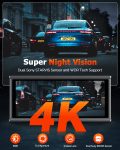 TOGUARD Dual 4K Dash Cam with WiFi & GPS
