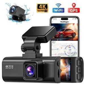 REDTIGER 4K/2.5K Full HD Front Rear Dash Cam