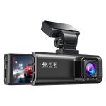 REDTIGER 4K Dual Dash Cam with Wi-Fi & GPS