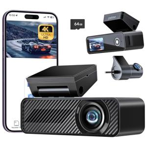 Pelsee P1 Duo Dash Cam - Dual Front/Rear, 4K