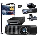 Pelsee P1 Duo Dash Cam - Dual Front/Rear, 4K