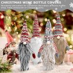 Cute Gnome Wine Bottle Toppers for Holiday Decor