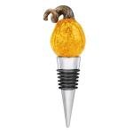 Hand Blown Glass Pumpkin Wine Bottle Stoppers