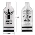 4-Pack Reusable Wine Bags for Safe Travel