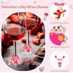 24pc Valentine's Wine Charms for Glasses