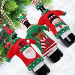 Ugly Christmas Wine Bottle Covers - 3 Pack
